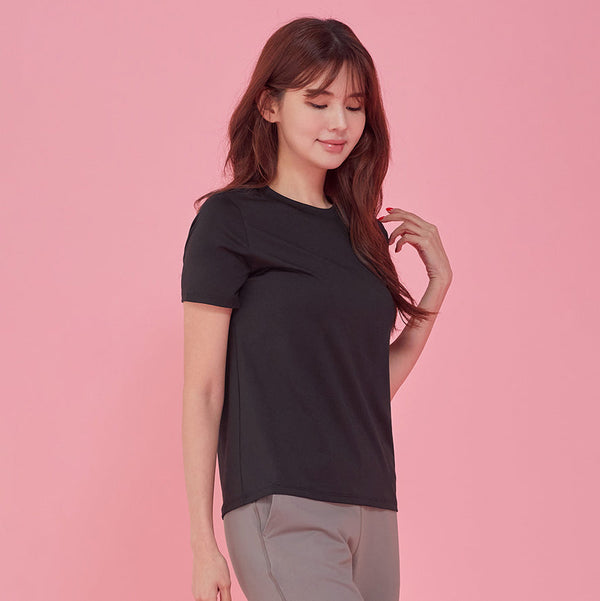 Ink Black Korean Tee