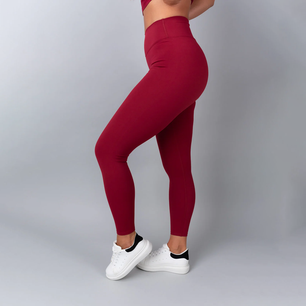 RED SEAMLESS LEGGINGS