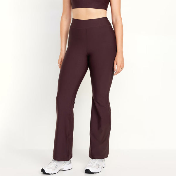 Maroon FLARE LEGGINGS