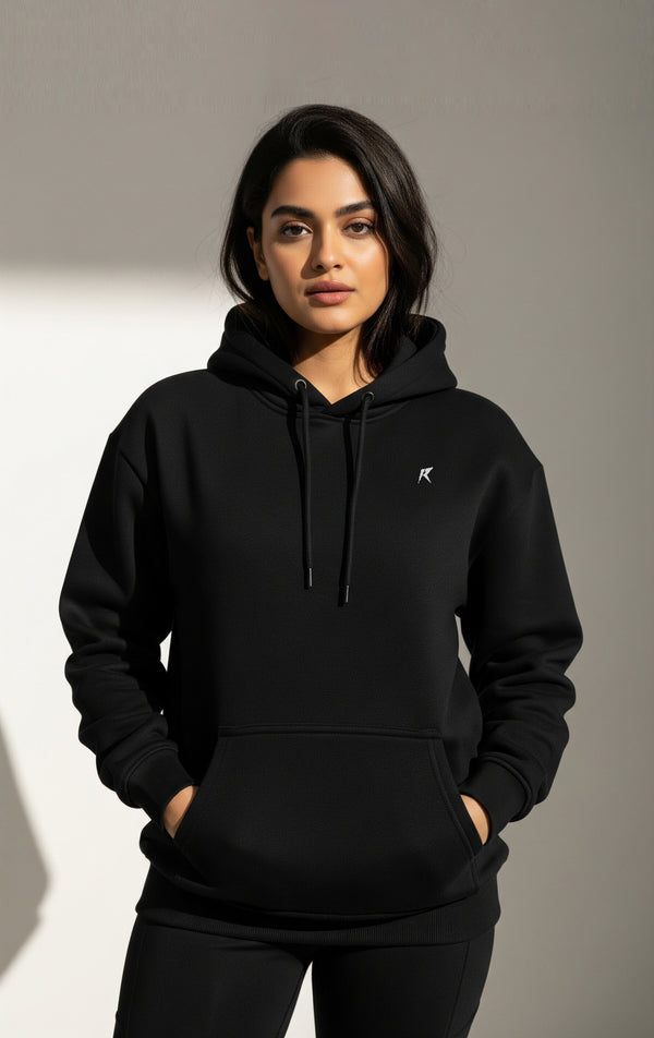 Athletic Black Hoodie