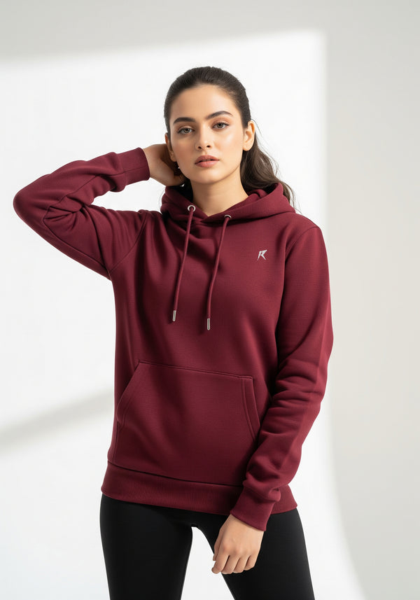 Athletic Maroon Hoodie