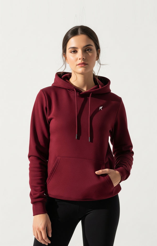 Athletic Maroon Hoodie