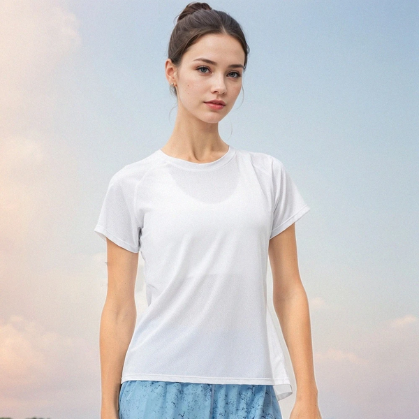 White Korean Tee